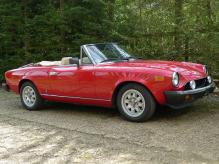 Classic Fiat 124 Spider. Featured on TV and in multiple Magazines.