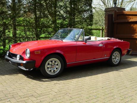 Classic Fiat 124 Spider. Featured on TV and in multiple Magazines.